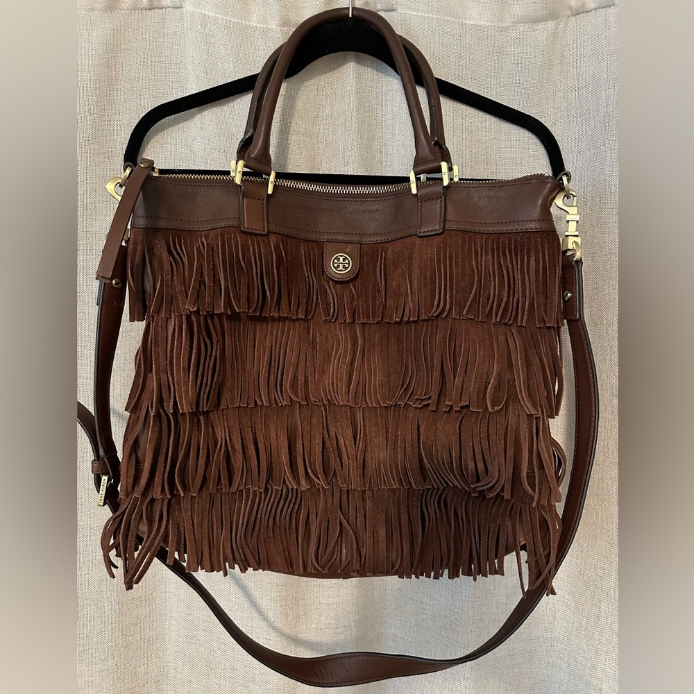 Tory Burch Fringe Suede handbag